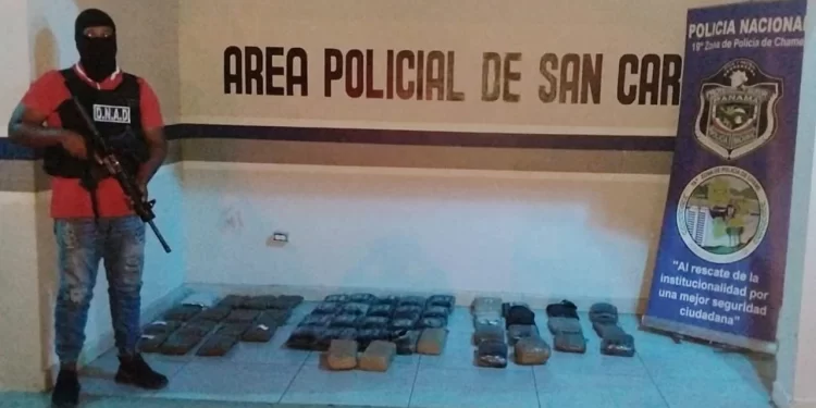 En San Carlos incautan 51 paquetes de presunta droga en la Operación Mar
