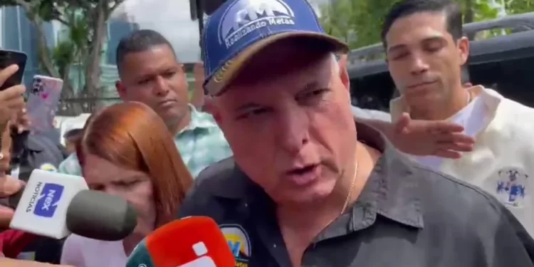 Martinelli participó de las elecciones primarias del partido RM